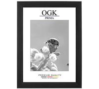 Online-GalleryKing OGK Marco de fotos de madera 70 x 100 cm en pino negro | foto | póster | rompecabezas | galería | marco