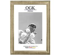 Online-GalleryKing OGK Marco de fotos de madera de 55 x 120 cm en hoja de plata | foto | póster | rompecabezas | galería | marco