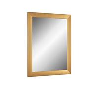 Online-GalleryKing TheMIRROR' Espejo enmarcado de cristal auténtico, 100 x 120 cm, hecho a medida, espejo de pared en color dorado, sencillo, por ejemplo, como espejo de pasillo, espejo de salón, etc.