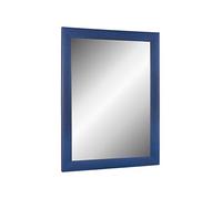Online-GalleryKing TheMIRROR' Espejo enmarcado de cristal auténtico, 70 x 100 cm, hecho a medida, espejo de pared en color azul oscuro, por ejemplo, como espejo de pasillo, espejo de salón, etc.