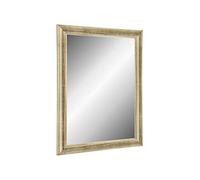 Online-GalleryKing TheMIRROR' Espejo enmarcado de cristal auténtico, 95 x 130 cm, hecho a medida, espejo de pared en color plateado, por ejemplo, como espejo de pasillo, espejo de salón, etc.
