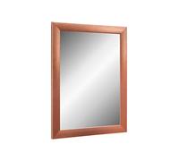 Online-GalleryKing TheMIRROR' Espejo enmarcado de cristal auténtico, 95 x 135 cm, hecho a medida, espejo de pared en color cobre, por ejemplo, como espejo de pasillo, espejo de salón, etc.