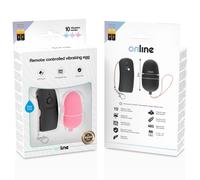 ONLINE Huevo Vibrador Con Mando Control Remoto Rosa - Estimulador Inalámbrico Para Placer Compartido