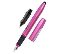 Online Juego de bolígrafo y bolígrafo de punta redonda para principiantes y diestros, bolígrafo ergonómico para estudiantes, punta de lápiz capacitivo, incluye cartuchos de tinta estándar, color rosa
