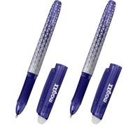 Online MagiXX Bolígrafo de gel azul con grosor de trazo de 0,7 mm, bolígrafo borrable para aprender a escribir y para la oficina, juego de bolígrafos borrables para estudiantes, estudiantes
