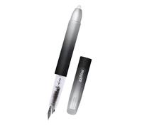 Online magiXX Dark Shadow I Pluma estilográfica con tinta azul borrable, incluye 1 cartucho magiXX, escribir, borrar y corregir en una pluma estilográfica como regalo para la escuela y la universidad