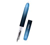 Online magiXX Deep Ocean I Pluma estilográfica con tinta azul borrable, incluye 1 cartucho magiXX, escribir, borrar y corregir en una pluma estilográfica como regalo para la escuela y la universidad