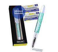 Online MagiXX Mint I Bolígrafo de punta redonda borrable con grosor de trazo de 0,7 mm, incluye 7 cartuchos azules, bolígrafo borrable para aprender a escribir, para estu