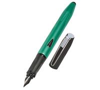 Online Pluma estilográfica ergonómica - Interruptor Verde - Pluma M (Mediana), para Cartuchos de Tinta estándar, Recargable, con Punta de lápiz, Adecuado para diestros y Zurdos, para niños/Adultos