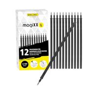 Online - Recambio de repuesto borrable para bolígrafo de gel Legami magiXX L I (12 unidades, grosor de trazo 0,7 mm, recambio para bolígrafo de gel borrable I Recambio para bolígrafo de gel con