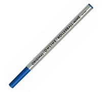 ONLINE Recambio para rollerball, ancho de trazo 0,7 mm, azul tinta ISO 14145-2, carcasa metálica, 1 unidad