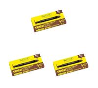 Online Schreibgeräte 17057/12 - Cartuchos combi para pluma estilográfica, color marrón (Paquete de 3)