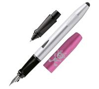 Online Schreibgeräte 25025 - Pack de pluma estilográfica y Rotulador de tinta, color rosa