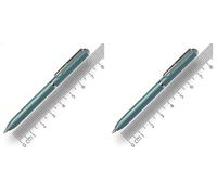 Online Schreibgeräte 43023/3D - Bolígrafo, color turquesa (Paquete de 2)