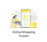 Online Shopping Tracker | What Did I Buy?| Notebook to Record Online Purchases | Online Shopping Tracker: Lady in Yellow and Gray Online Shopping