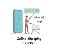 Online Shopping Tracker | What Did I Buy? | Notebook to Track Internet Purchases: Shopping Cart and Phone
