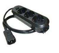 Online usv-systeme usv-steckdosenleiste, 10 a base múltiple 1,8 m