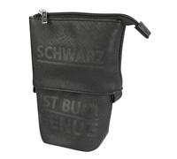 Online X-Pand Estuche 2 en 1 para la Escuela y la Universidad con 3 Compartimentos Interiores para Utensilios de Escritura, Maquillaje, etc. Estuche desplegable con Texto en alemán Schwarz ist Bunt