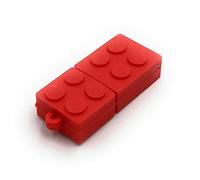 Onlineworld2013 Juego de Bloques de construcción Piedra roja Divertida Memoria USB 16 GB USB 2.0