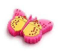 Onlineworld2013 Mariposas Mariposa Animal Oro Rosa Rosa Amarillo Divertido USB Stick 32 GB USB 2.0