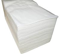 Onlissa Toallas Desechables Spun-Lace 40 * 80 cm, 100 Unds, Peluqueria/Estetica, Color Blanco