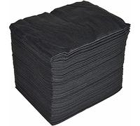 Onlissa Toallas Desechables Spun-Lace 40 * 80 cm, 100 Unds, Peluqueria/Estetica, Color Negro