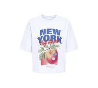 ONLJOSSI S/S O-NECK TOP JRS BrightWhite NewYork L