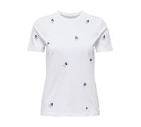 ONLY Camiseta 'ONLKetty' azul / verde / verde pastel / blanco lana S azul / verde / verde pastel / blanco lana