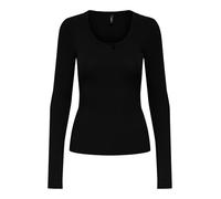 Onlline L/S O-Neck Top Box JRS, Negro, XS
