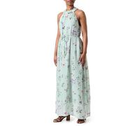 ONLY Onllucca Maxi Dress CS Ptm-Cuello de sujeción Vestido Largo, Verde Sutil/AOP: OCC. Romantic Garden, M para Mujer
