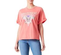 ONLLUCY Life S/S Wild Fold-UP TOPBOX JRS, Rose of Sharon/Print:Independent Ethnic, S