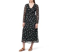 ONLMALINA Life L/S Midi Dress PTM, Black/AOP: Floral Garden, S