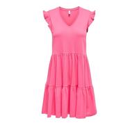 Onlmay Gorra Sleev Fril Dress JRS Noos, Camellia Rose, L