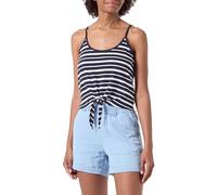 ONLMAY Life S/L Short Knot Top Box JRS, Night Sky/Stripes:Cloud Dancer (Ella), L