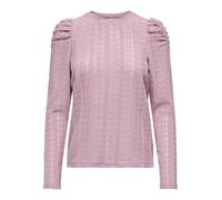 Onlmelanie L/S O-Neck Top JRS, marrón, XL