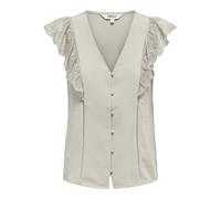 Onlmette Life SL V-Neck Mix Top WVN CS