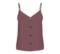 Onlnelly Life Button Singlet Solid Noos, marrón, 36