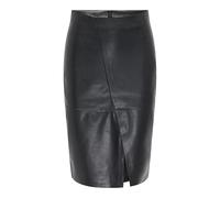 Onlnicki - Falda de Piel sintética OTW, Negro, XS