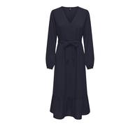 Onlnova Life Elite Amy Long Dress Solid, Azul Oscuro, S