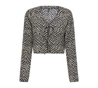 Onlnova Life Elite L/S Hailey Tie Top, Negro, L