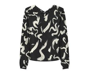 Onlnova Life Elite L/S Mallory Top AOP, Black/AOP:587 Yoko, M