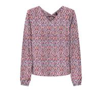Onlnova Life Elite L/S Mallory Top AOP, Red Orange/AOP: 591 Soul, S