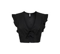 Onlnova Life Elite S/S Shiva Top Solid, Negro, XS