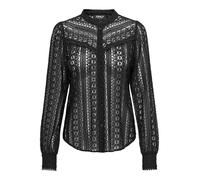 ONLREBA Lace L/S Camiseta WVN Noos, Negro, S