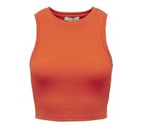Onlvilma S/L Cropped Tank Top JRS Noos, Firecracker, XL