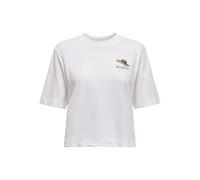 ONLY Onlvita Life S/S Summer Top Box Jrs, Blanco Brillante, L Mujeres