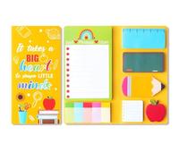 Onlvmyur Juego de 440 hojas Notas Autoadhesivas Divertido Mini Notas Adhesivas Lindo Sticky Notes Notas Adhesivas para Oficina Escuela (Profesor)
