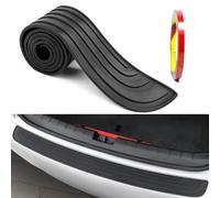 Onlvmyur Protector de Parachoques Trasero de Coche Antiarañazos Protección Paragolpes Trasero Universal Protector Umbral de Puerta para Coche (Negro)