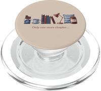 Only 1 More Chapter Funny Bookworm Reader Books PopSockets PopGrip para MagSafe