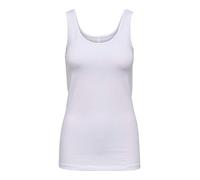 ONLY 15095808 Camiseta sin Mangas, Blanco (White White), 36 (Talla del Fabricante: X-Small) para Mujer